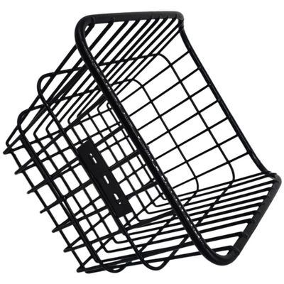 1 Set Metal Bicycle Basket Rear Bike Basket Large Capacity for Cycling Accessory