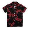 Red Scorpion Men's Short-Sleeve Shirt Regular-Fit Shirts Cuban Hawaiian Beach Top view 3