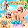 24 Pack Kids Sunglasses With UV400 Protection - Party Favor for Boys Girls Age 3-8 - Neon Goody Bag Favors for Beach, Pool, Birthday, Graduation Party Supplies - Great Gift view 2