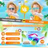 24 Pack Kids Sunglasses With UV400 Protection - Party Favor for Boys Girls Age 3-8 - Neon Goody Bag Favors for Beach, Pool, Birthday, Graduation Party Supplies - Great Gift view 4