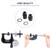 KIEVODE Titanium Bike Pedal Extenders - 16/20mm Hollow Foot Pedal Extenders with Washers for 9/16 inch Threaded Pedals - Fits MTB, BMX, Road, and Street Bicycles, SPD and MT Pedals (16mm) view 4