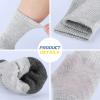 Felicigeely Athletic Crew Socks Cushion Running Socks Performance Breathable Sports Socks for Men (US, Numeric, 12, 14, Regular, Regular, Grey) view 4