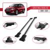 accessorypart Compatible with Great Wall Haval H2 2019-2021 Fly Model Car Roof Rack Cross Bar Grey Aluminium 2 Bars view 4