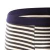 JEsilunmaMY Mens Mid Waist Striped Boxer Briefs Plus Size Stretch Cotton Pouch Underwear Soft Breathable Boxer Underpants (Blue-3PC,4X-Large) view 2