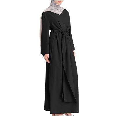 2023 Muslim Dresses for Women Ladies Long Sleeve Islamic Prayer Dress Full Cover Kaftan Abayas Dress National Robe
