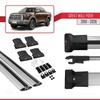 Compatible with Great Wall Poer 2019-2026 Fly Model Car Roof Rack Cross Bar Grey Aluminium 2 Bars view 4