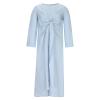 2023 Women's Muslim Dresses Ramadan Prayer Clothes Solid Long Sleeve Abaya Caftan Dress National Dubai Islam Robe view 2