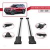 Compatible with Ford Bronco Sport (CX430) 2021-2026 Fly Model Car Roof Rack Cross Bar Grey Aluminium 2 Bars view 3
