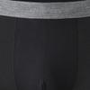 JEsilunmaMY Plus Size Mid Waist Boxer Briefs for Men Stretch Cotton Moisture-Wicking Underwear Soft Comfortable Pouch Trunks (Black-5PC,3X-Large) view 3