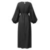 2023 Abayas Dress for Women Muslim Dress Ladies Full Cover Islamic National Robe Gown Long Sleeve Prayer Clothes view 3