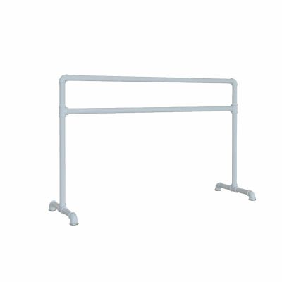 Industrial Steel Pipe Ballet Barre and Dance Floor for Home or Studio Dance Training, Stretching, Flexibility, Freestanding Ballet Stretch Dance Bar for Kids Adult (Size : 220x60x105cm)
