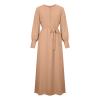 2023 Women Islamic Robe Dresses Ladies Muslim National Abaya Dress Loose Fit Solid Long Sleeve Jilbab Prayer Clothes view 2