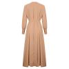 2023 Women Islamic Robe Dresses Ladies Muslim National Abaya Dress Loose Fit Solid Long Sleeve Jilbab Prayer Clothes view 3