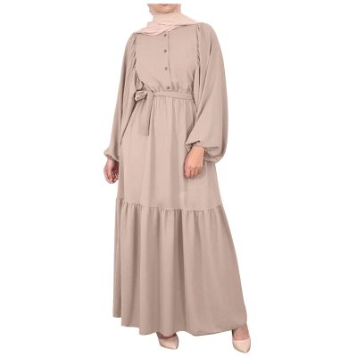 2023 Abayas Dress for Women Muslim Dress Ladies Full Cover Islamic National Robe Gown Long Sleeve Prayer Clothes