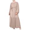 2023 Abayas Dress for Women Muslim Dress Ladies Full Cover Islamic National Robe Gown Long Sleeve Prayer Clothes view 1