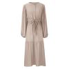 2023 Abayas Dress for Women Muslim Dress Ladies Full Cover Islamic National Robe Gown Long Sleeve Prayer Clothes view 3