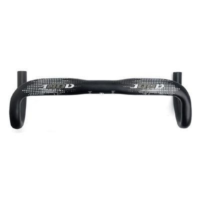HIMALO 31.8mm Road Bike Bent Handlebar 380mm/400mm/420mm/440mm Racing Handlebars Drop 125mm Reach 80mm Aluminium Alloy Bars (Color : White, Size : 380mm)