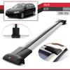 apline Compatible with Volvo XC70 (P3/P24) 2008-2016 Fly Model Car Roof Rack Cross Bar Gray Aluminium 2 Bars view 3