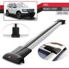apline Compatible with Ford Bronco Sport (CX430) 2020-2026 Fly Model Car Roof Rack Cross Bar Gray Aluminium 2 Bars view 3
