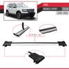 apline Compatible with Ford Bronco Sport (CX430) 2020-2026 Fly Model Car Roof Rack Cross Bar Gray Aluminium 2 Bars view 4