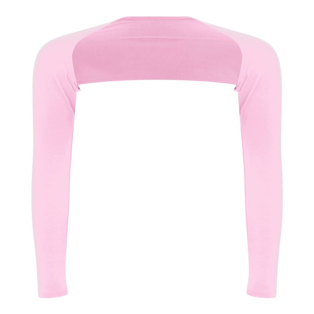 Moily Womens Lightweight Cropped Tops Athletic Workout Athletic Yoga Gym Crop Tops Swim Cover Up Sleeves Pink One Size