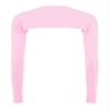 Moily Womens Lightweight Cropped Tops Athletic Workout Athletic Yoga Gym Crop Tops Swim Cover Up Sleeves Pink One Size view 4