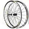 ZECHAO 700C Cycling Wheels,30mm C/V Brakes Road Bike Wheelset Quick Release for 7-8-9-10-11-12 Speed Cassette Racing Wheels Wheelset (Color : Green, Size : 700c-30mm) view 1