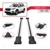 Compatible with SsangYong Tivoli XLV 2015-2025 Fly Model Car Roof Rack Cross Bar Grey Aluminium 2 Bars view 3