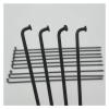 18 Pcs 12 G Dia 2.6 Mm Dia Cylinder Black 45# Carbon Steel E-Bike Spokes (Color : 187mm) view 1
