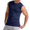 Hanes Men's Essentials Midweight T Pack, Cotton Muscle Tank Shirts, 3-Pack, Athletic Navy view 2