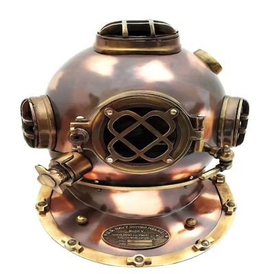 US Navy Marl V Antique Diving Divers Helmet Brass Steel Full Size Maritime Diving Helmet by Better Buy Handicraft