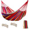 Aran co Ultra-Light Travel Camping Hammock with Tree Straps for Hanging - Durable Folding Hammock Up to 450lbs, Portable Hammock Camping for Indoor and Outdoor - Single/Red