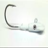 10 "Squid Jig Head Striper Bass Swimbait Lure Ultra Point Hook-White 3/8oz view 1