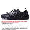 JiuQing Water Shoes Women Men Surf Swim Aqua Sport Shoes Quick Dry Elastic Adjustable Beach Barefoot Shoes for Fitness Walking,Black,11 view 2