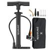 Bike Pump Floor, Advanced Bike Tire Inflator, Bicycle Hand Air Pump with Dual Presta and Schrader Valves, Handheld Pump, Suitable for Road and Mountain Bikes, Baby Stroller, Balls (Portable) view 1