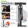 Bike Pump Floor, Advanced Bike Tire Inflator, Bicycle Hand Air Pump with Dual Presta and Schrader Valves, Handheld Pump, Suitable for Road and Mountain Bikes, Baby Stroller, Balls (Portable) view 2
