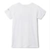 Columbia Youth Girls Mission Peak Short Sleeve Graphic Shirt, White/Floral Fancy, X-Small view 2