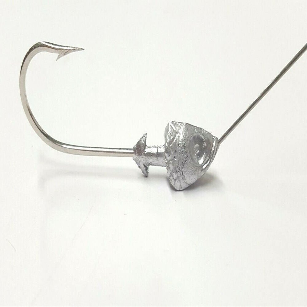 10 ProSpin Fish R Bend Spinnerbait Heads Spinner Bass Pike - Unpainted 1/2oz