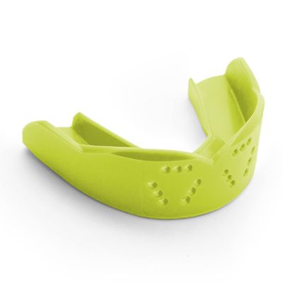 SISU 3D Mouthguard, Neon Flash - Pre-Formed, Easy Fit Protection for Lacrosse, Football, Hockey, Team Sports - Adult Fit - Remoldable Up to 20 Times - Works for Braces - Non Toxic