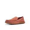 Clarks Collection Men's Flexway Step Moccasin, Red Suede, 8 Medium US view 1