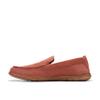 Clarks Collection Men's Flexway Step Moccasin, Red Suede, 8 Medium US view 3