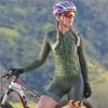UNBIT Cycling Suit Women's Triathlon Mountain Bike Cycling Suit Long-sleeved Sports Summer Quick-drying,Full Zip Jumpsuit (Color : 02, Size : X-Small) view 1