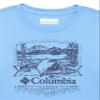 Columbia Youth Boys Fork Stream Short Sleeve Graphic Shirt, Skyler/Lakeside Badge, Small view 2
