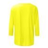 3/4 Length Sleeve Shirts for Women 2024 Casual Summer Blouses Crewneck Floral Printed Cute Tops Loose Fit Pullover view 3