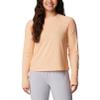 Columbia Women's PFG Uncharted Knit Long Sleeve, Peach Fizz Heather, Medium view 1