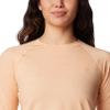 Columbia Women's PFG Uncharted Knit Long Sleeve, Peach Fizz Heather, Medium view 4