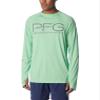 Columbia Men's Terminal Tackle Vent Long Sleeve, Ocean Mint/Ocean Mint, X-Large view 1