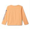 Columbia Youth Boys Terminal Tackle Long Sleeve Tee, Bright Nectar/Vivid Blue Logo, X-Large view 4
