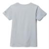 Columbia Youth Girls Mission Lake Short Sleeve Graphic Shirt, Cirrus Grey/Explore Nature, Large view 2