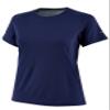 Mizuno Performance Short Sleeve | Womens Training Apparel | Navy | US Large (L) view 1